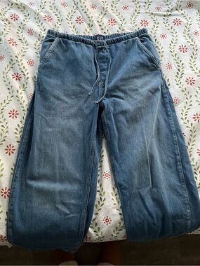 GAP high rise easy barrel jeans size medium